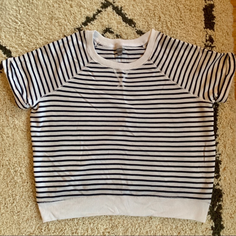 Aerie French Terry short sleeve sweatshirt